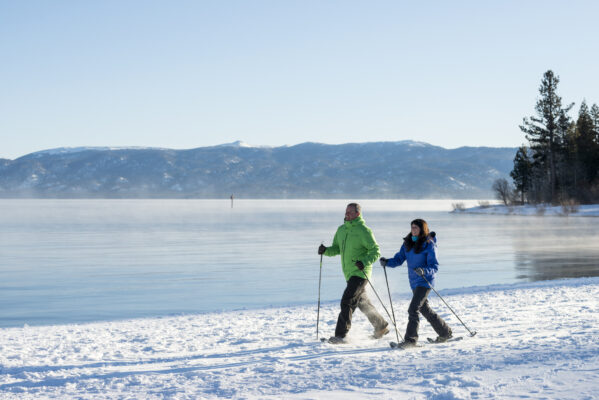 Couple snowshoeing scaled